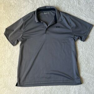 Under Armour Loose Fit Athletic Polo, Grey